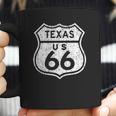 Texas Historic Route 66 Distressed Graphic Men Women T-Shirt Graphic Print Casual Unisex Tee Coffee Mug