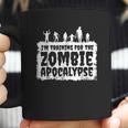 Im Training For The Zombie Apocalypse Funny Fitness Coffee Mug