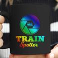 Trainspotter Design Trainspotting With Photo Camera Funny Gift Graphic Design Printed Casual Daily Basic Coffee Mug