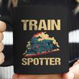 Trainspotter Design Trainspotting Steam Locomotive Gift Graphic Design Printed Casual Daily Basic Coffee Mug