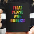 Treat People With Kindness Queer Lgbtq Love Equality Bi Coffee Mug