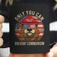 Trump Bear 45 47 Maga 2024 Only You Can Prevent Communism Coffee Mug