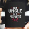 My Uncle Is A Firefighter Vintage Thin Red Line Nephew Gift Coffee Mug