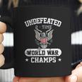 Undefeated World War Champs Veterans Day Gift Coffee Mug