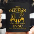 Never Underestimate An Old Man Fort Valley State College Coffee Mug