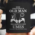 Never Underestimate An Old Man Graduated From Umes University Of Maryland Eastern Shore Coffee Mug