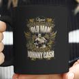 Never Underestimate An Old Man Listening To Johnny Cash Coffee Mug