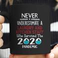 Never Underestimate Who Survived The Pandemic Laundry And Kitchen Staff Coffee Mug