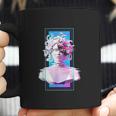 Vaporwave Medusa Statue Aesthetic Art Glitch Japanese Otaku Coffee Mug