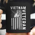 Vietnam Veteran 2022 Black White Great Flag Coffee Mug