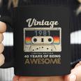 Vintage 1981 Cassette Tape 41 Awesome 41St Birthday Gift Coffee Mug