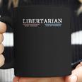 Vintage Distressed Libertarian More Freedom Coffee Mug