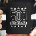 Vintage El Salvador Flag 503 Jersey Coffee Mug