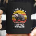 Vintage Live Ugly Fake Your Death Funny Opossum Coffee Mug