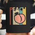 Vintage Peach Fruit Emoji Coffee Mug