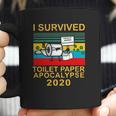 Vintage Version I Survived Toilet Paper Apocalypse 2020 Funny Coffee Mug