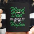 Vintage Weed Dad Like A Regular Dad Only Way Higher Fathers Day Coffee Mug