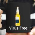 Virus Free Beer Bottle Coffee Mug