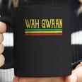 Wah Gwaan Funny Jamaica Jamaican Colors Rasta Reggae Coffee Mug