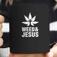 Weed Jesus Christian Marijuana Coffee Mug