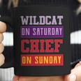 Wildcat On Saturday Chief On Sunday Coffee Mug