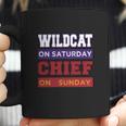 Wildcat On Saturday Chief On Sunday Kansas City Coffee Mug