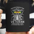 Womens Proud Daughter Of A Vietnam Veteran Freedom Isnt Free V-Neck Coffee Mug