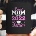 Womens Proud Mom Of A 2022 Senior Graduation Class V-Neck Coffee Mug