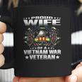 Womens Proud Wife Of A Vietnam War Veteran Military Vets Spouse Coffee Mug