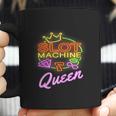 Womens Slot Machine Queen Casino Funny Gambling Coffee Mug