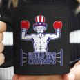 World War Champs Uncle Sam Coffee Mug