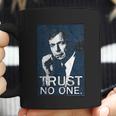 Xfiles Horror Thriller Tv Series Cigarette Smoking Man No Trust Coffee Mug