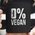 Zero Percent Vegan Funny Bbq Carnivore Meat Eater Coffee Mug