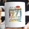 50Th Birthday Gift Vintage Retro February 1971 50 Year Old Coffee Mug