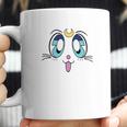 Anime Girls Sailor Of The Moon Princess White Face Cat Coffee Mug