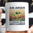 Baby Yoda Am Arsch Lecken Du Mich Kannst Vintage Shirt Mf Coffee Mug