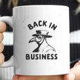 Back In Business Funny Plague Doctor Graphic Coffee Mug