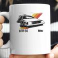 Back To The Future 35Th Retro Stripe Delorean Coffee Mug