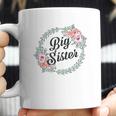 Big Sister With Flower Circle Infant Creeper Coffee Mug