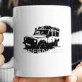 Brown Land Rover Defender Illustation - Autonaut Coffee Mug