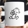 Calvin & Hobbes Comic Running Naked Coffee Mug