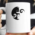 Cats Rule Simple Yin Yang Animal Graphic Coffee Mug