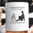 Coffee And Cat Lover She Also Needs A Cat New 2022 Gift Coffee Mug