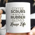 Coffee And Rubber Gloves Nurse Coffee Mug