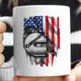 Cummins Engine Diesel American Flag Pariots Men Shir Coffee Mug