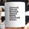 Damon Elena Bonnie Alaric Matt Caroline Stefan Coffee Mug