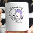 Daria Everybody Macbeth Skull Heart Purple Hair Coffee Mug