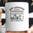 Def Leppard Pyromania Tour Coffee Mug