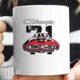 Dodge Charger 71 Distressed American Classic Muscle Car Coffee Mug