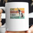 Eat Sleep Fade Repeat Barber Gift Hairstylist Barber Coffee Mug